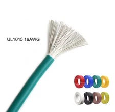 UL1015 16AW PVC Electronic Wire Various Lengths 105℃ 600V 26/0.25TS 11-Colors