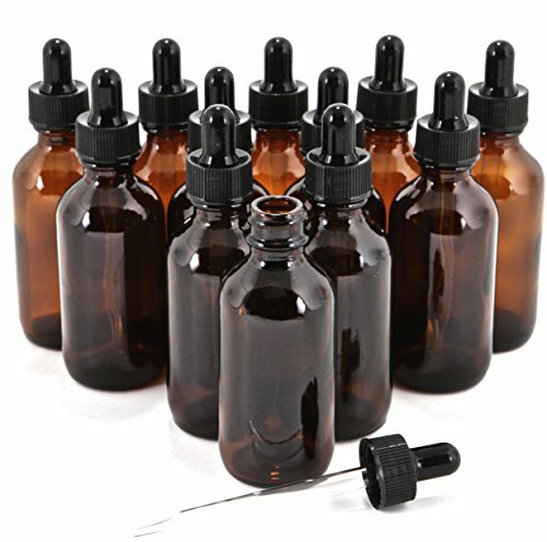 With Glass Droppers & Black Caps ( Pack Of 12 )