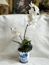 Mackenzie Childs ROYAL TOILE Medium POTTED OR...