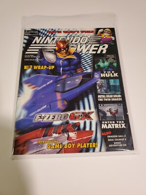 Nintendo Power Magazine Vol 170 July/Aug, 2003   F-Zero   Poster  