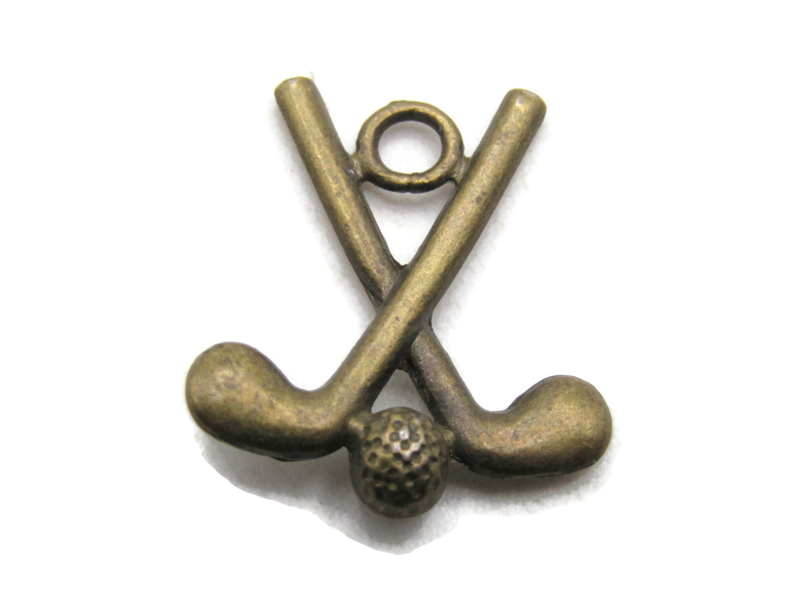 & Clubs Necklace Charm Gold Tone