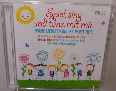 KINDERLIEDER Spiel Sing Tanz mit mir CD Kinder Party Hits Kinderfest Vol.3 #T968