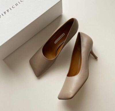 PIPPICHIC オープントゥパンプス　38 Demi-Luxe BEAMS（デミルクス ビームス）PIPPICHIC / CHRISTEL Re-born