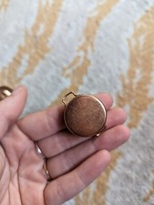 Vintage Mini Miniature Doll house decor Kitchen pot pan lid copper