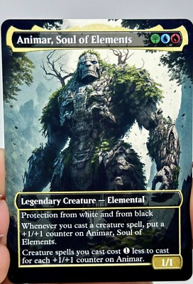 Animar, Soul of Elements Proxy Card with Custom designed art