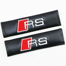New 2pcs Rs Embroidery Seat Belt Cover Shoulder Pads Cover Cushion New 2pcs Rs Embroidery Seat Belt Cover Shoulder Pads Cover Cushion