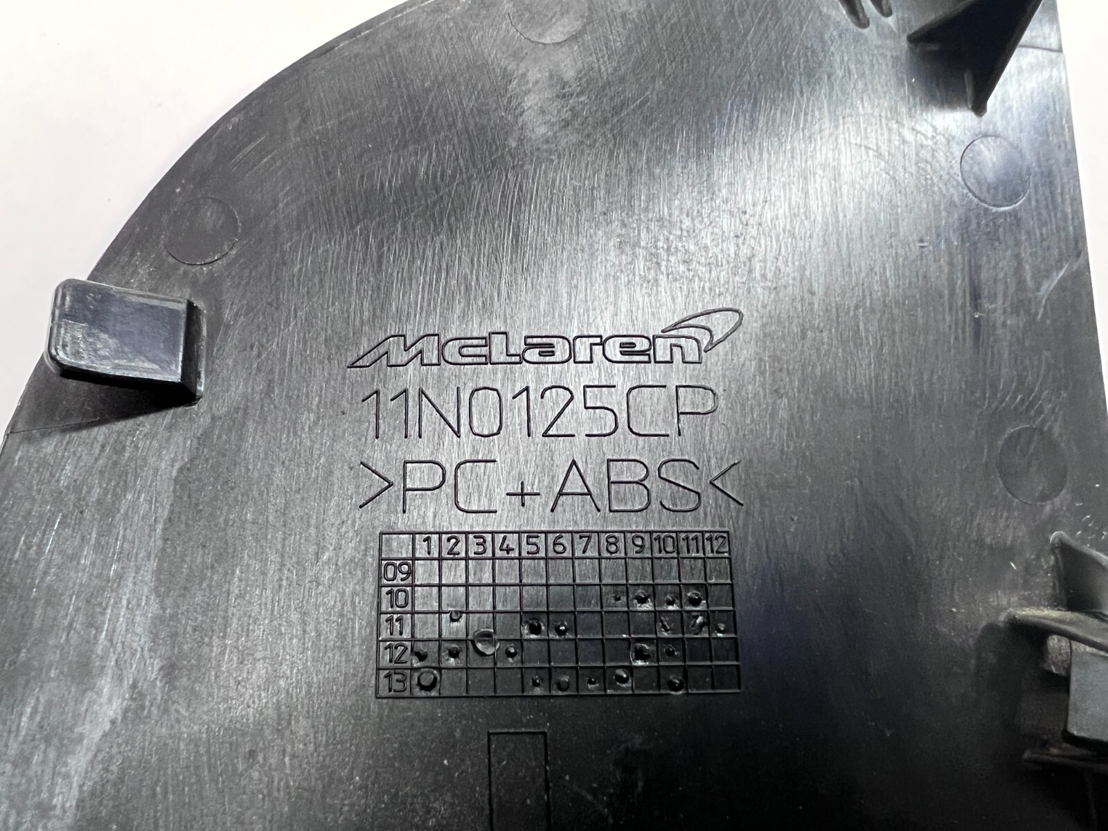 MCLAREN 650S MP4-12C LH LEFT DRIVER DASH TRIM COVER OEM 11N0125CP