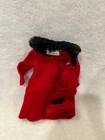 Vintage Barbie Velvet Red Coat and Hat #819 1960s Barbie Clothes Mattel