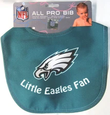 NFL Philadelphia Eagles Fan Baby Infant ALL PRO BIB Blue by WinCraft