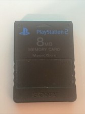 Sony PlayStation 2 8MB Memory Card - Black - SCPH-10020