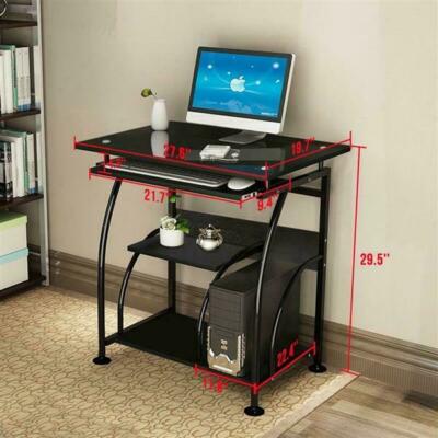 US 29'' Integrated Home Office Computer Desk Laptop Home Study Workstation Table