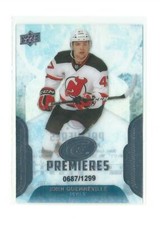 limited JOHN QUENNEVILLE nj devils ACETATE numbered ROOKIE CARD rc *211