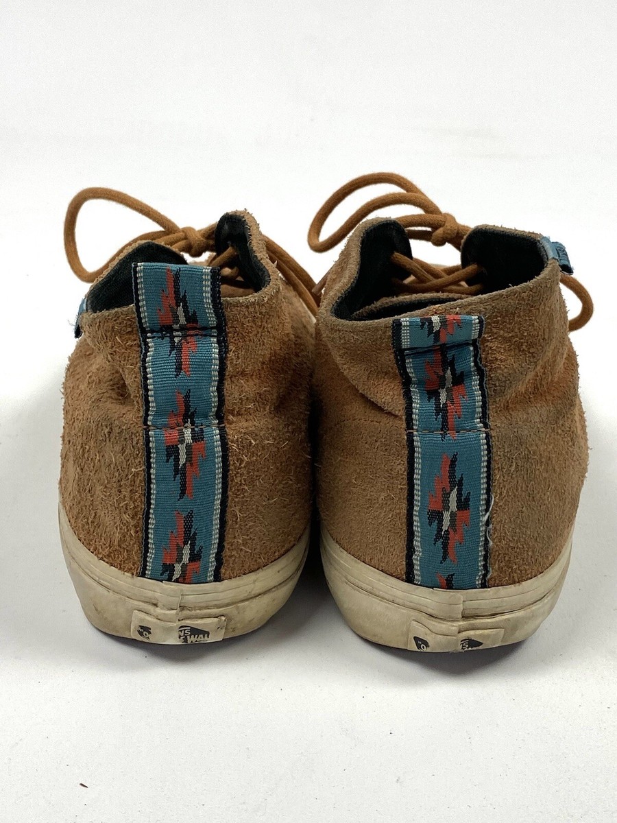 VANS California CHUKKA DECON CA, Brown Suede Southwestern Aztec