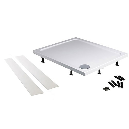 Easy Plumb Shower Tray Riser Kit Shower Enclosure Plinth Adjustable Feet Legs - Picture 5 of 9