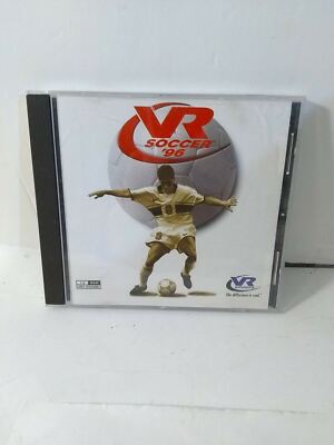 VR Soccer '96 PC Computer Game CD ROM RARE DOS VERSION Futbol FuN Game