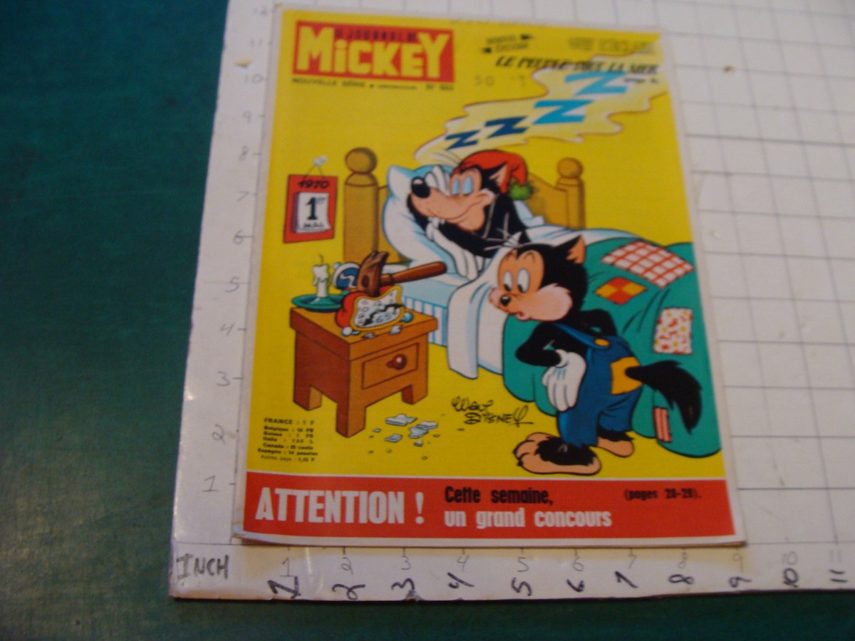 Disney - ディズニー Le journal De Mickey vintage Le Journal de MICKEY --FRENCH COMIC BOOK/MAGAZINE