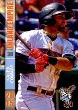 2015 Inland Empire 66ers Grandstand 9 Kaleb Cowart Adel Georgia GA Baseball Card