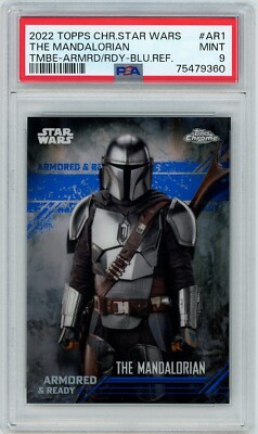その他 Topps starwars MANDALORIAN 2022 TOPPS CHROME STAR WARS #AR1 THE MANDALORIAN BLUE REFRACTOR