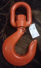 Campbell #3951415PL #14 Swivel Hoist Hook 22 Ton Wll Alloy Steel Orange