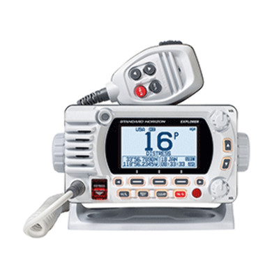 Standard Horizon GX1800GW Festmontierte VHF Funkgerät Mit GPS Weißes Boot Yacht