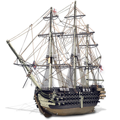 Piececool 3d Model Kits Hms Victory Metal Model Puzzle Halloween Gifts Kits Toys