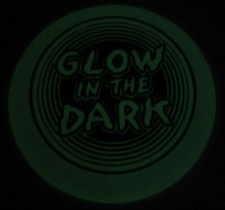 Vintage 9.25" Glow In The Dark Frisbee Made By JA-RU