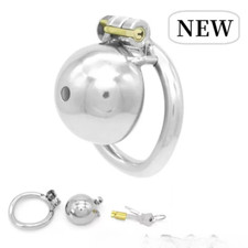 Chastity Cage Male Chastity Device Restrict Stainless Steel Metal Locks Rings