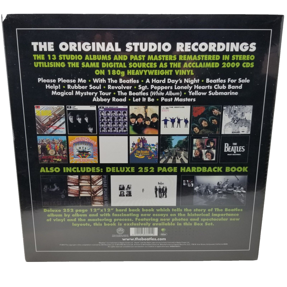 The Beatles Stereo Box Set LP 33rpm Vinyl Record Albums 180g +