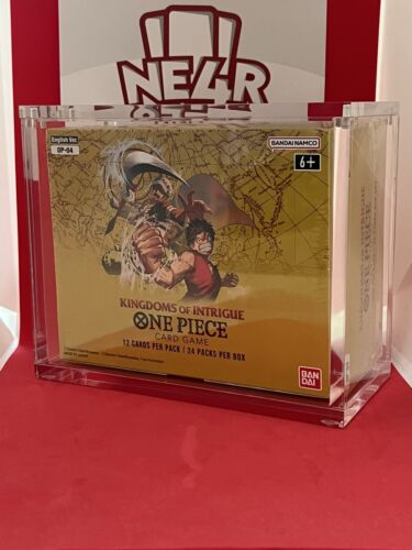 teca magnetica per booster box One piece acrilyc case case in plexiglass clear - Photo 19 sur 24