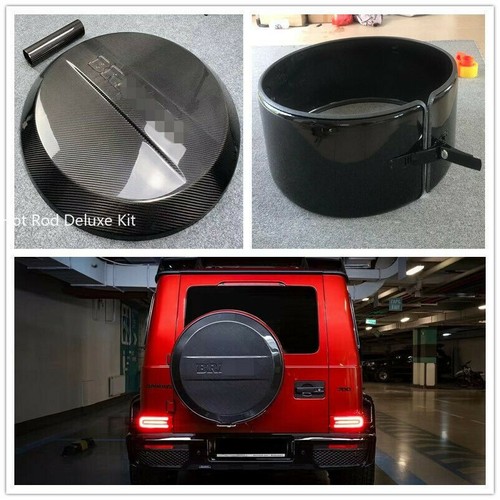 FOR MERCEDES BENZ G CLASS W463 W464 BLACK TIRE RING AND SPARE TIRE COVER BS SET eBay