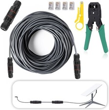 Starlink Cable Extension Kit 75ft Cable Includes Tools, Pliers, Wire Strippers 