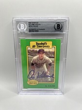 Al Kaline Signed 1987 Hygrade Baseballs’s All Time Greats Card Beckett Auto