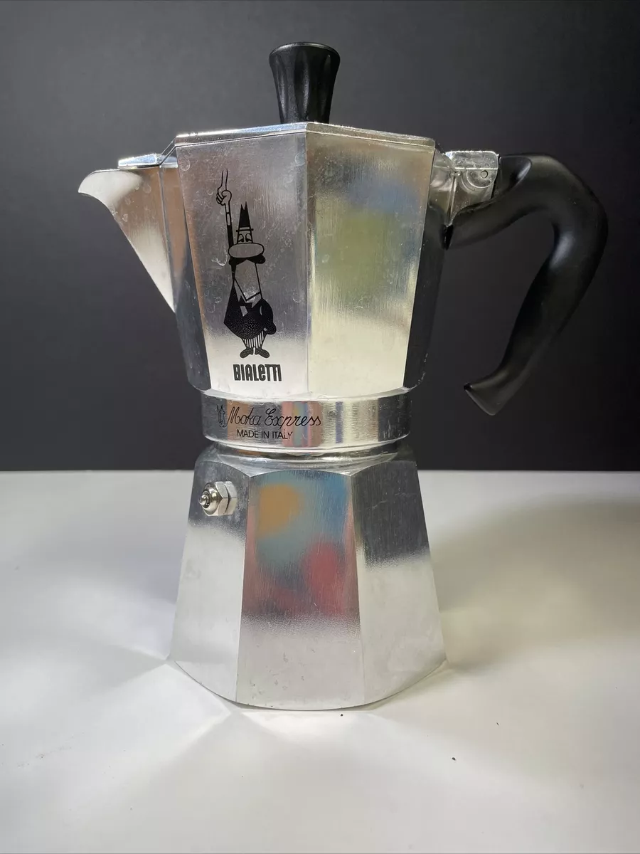 Bialetti Moka Express 3 Cups Coffee Maker Silver