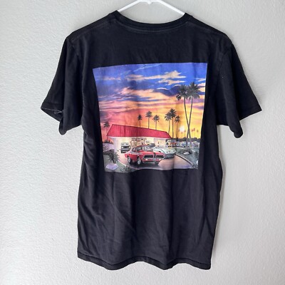 In-N-Out Burger California Black Cotton T-Shirt Size M Short Sleeve