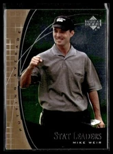 2001 Upper Deck Golf Mike Weir Stat Leaders #SL8