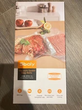 2 Pack Sboly Vacuum Sealer Bags Roll Pack of 3. 8X10,10X10, 11X10