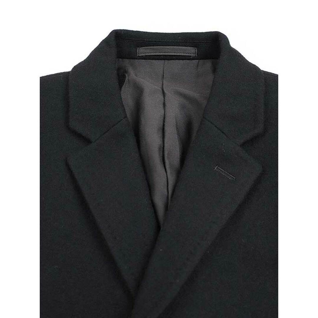LAD MUSICIAN 15AW LAYERED WOOL CHESTER COAT BLACK 42 2215 LAD MUSICIAN 15AW LAYERED WOOL CHESTER COAT BLACK 42 2215