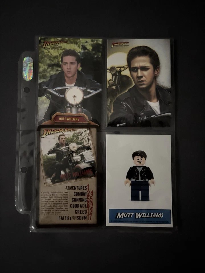 Indiana Jones™ TOPPS LEGO TRUMPS Marion Indy Mutt Spalko Dovchenko CCG CARD SET - Image 4 of 4