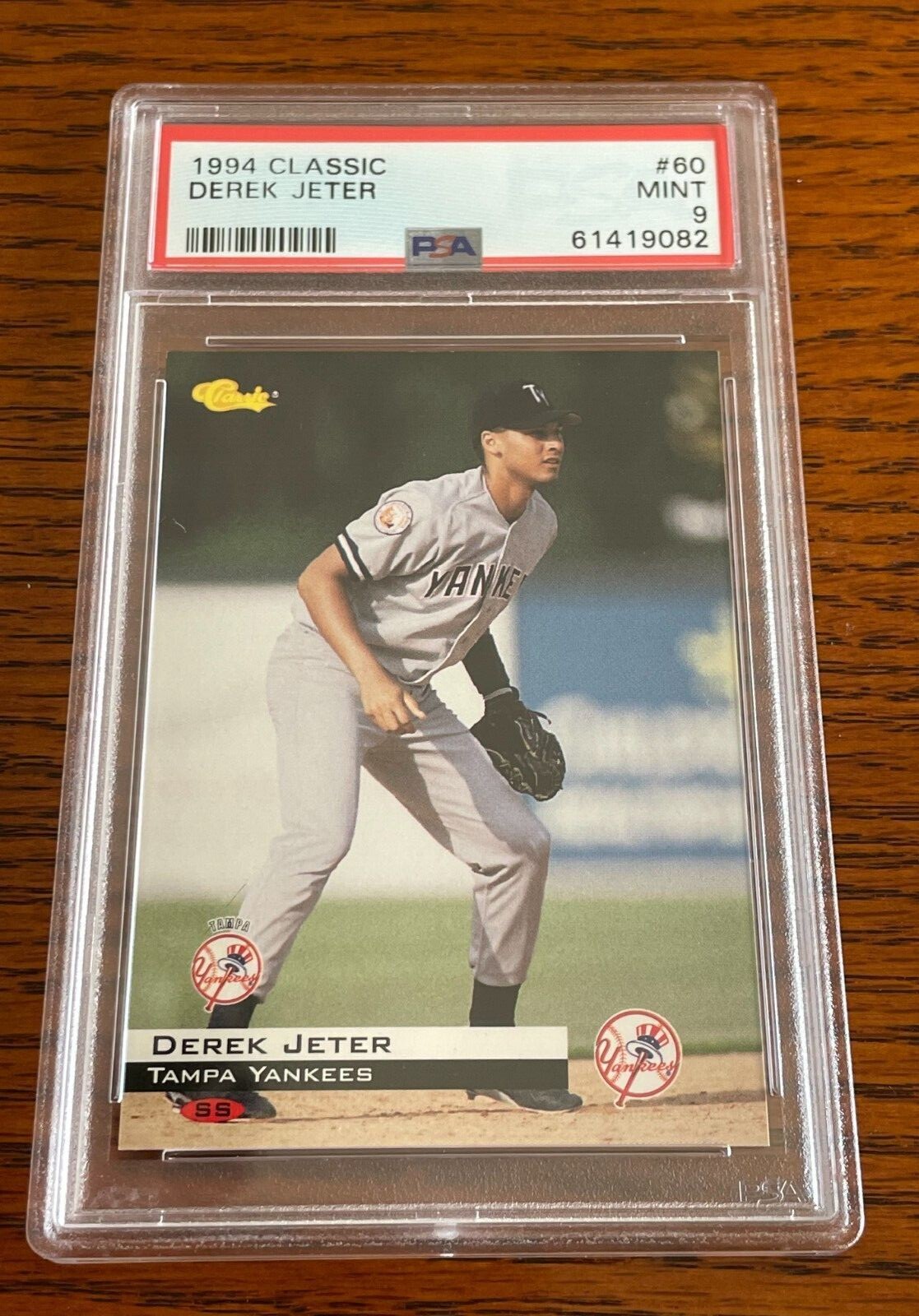 1994 Classic #60 DEREK JETER HOF ROOKIE ~PSA MINT 9~