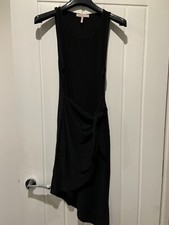 Used BCBGeneration Long Black Sleeveless Party Wrap Dress - Size Small