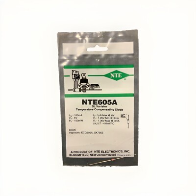 NTE605A Si, Varistor Temperature Compensating Diode DO35 ECG605A SK7952