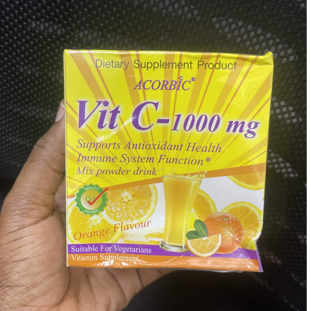glutathione cream holland and barrett Acorbic Vit C 1000mg Orange Flavour Mix Powder Drink For Anti-Aging - 10 Sachets Size:4-week supply ACTIF Anti-Gray Hair Mega Phosphatidyl-Choline