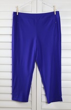 CHICO'S Zenergy NWT 79 UPF Neema Crop Pants in Blue Grotto Size 2 R US 12