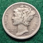 1920-D Mercury Dime 90% Silver.