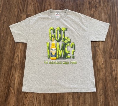 Vintage Corona Extra  Got Lime?  La Cerveza Mas Fina Graphic Tee Alstyle XL