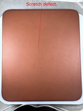 Original Genuine Apple Watch Store Retail Display Demo Leather Mat Saddle Brown