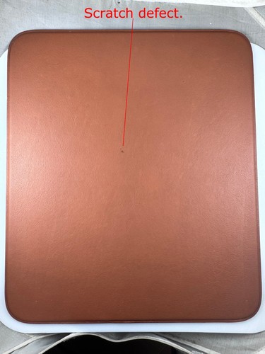 Original Genuine Apple Watch Store Retail Display Demo Leather Mat Saddle Brown
