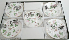 Mini plateau rond Wedgwood fraises sauvages 5 pièces 12 cm/4,7" comme neuf os...