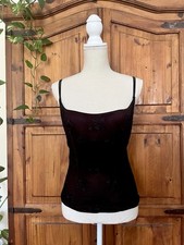 Spaghettitop + String, mit Spitzendetails, Nachtwäsche-Set