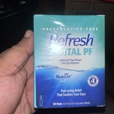 Refresh Digital PF Lubricant Eye Drops, 30 Vials Exp 1/2027